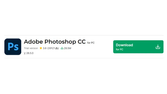 Adobe Photoshop essai gratuit et plans pas chers