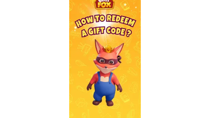 Crazy Fox resgatar código de presente e giros grátis