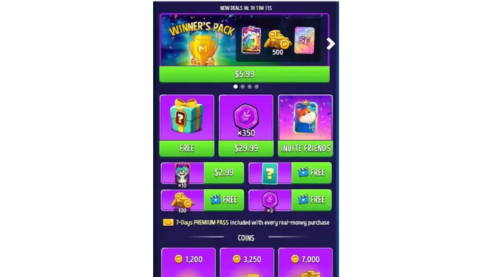 Match Masters प्रीमियम प्लान और मुफ्त बूस्टर