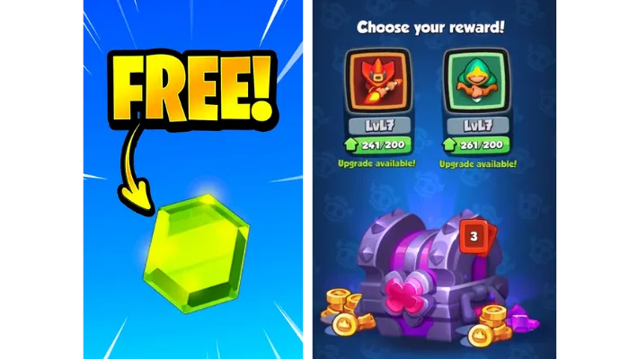 Rush Royale game free crystals and rewards
